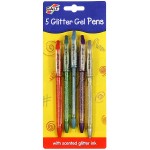 Galt - 5 Pixuri cu Gel - 5 Glitter Gel Pens